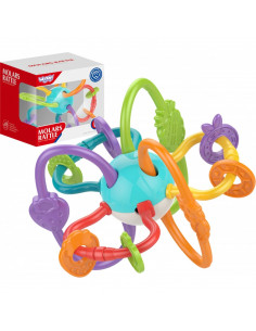 WOOPIE BABY SENSORY TOY RATTLE TEETHING 2in1