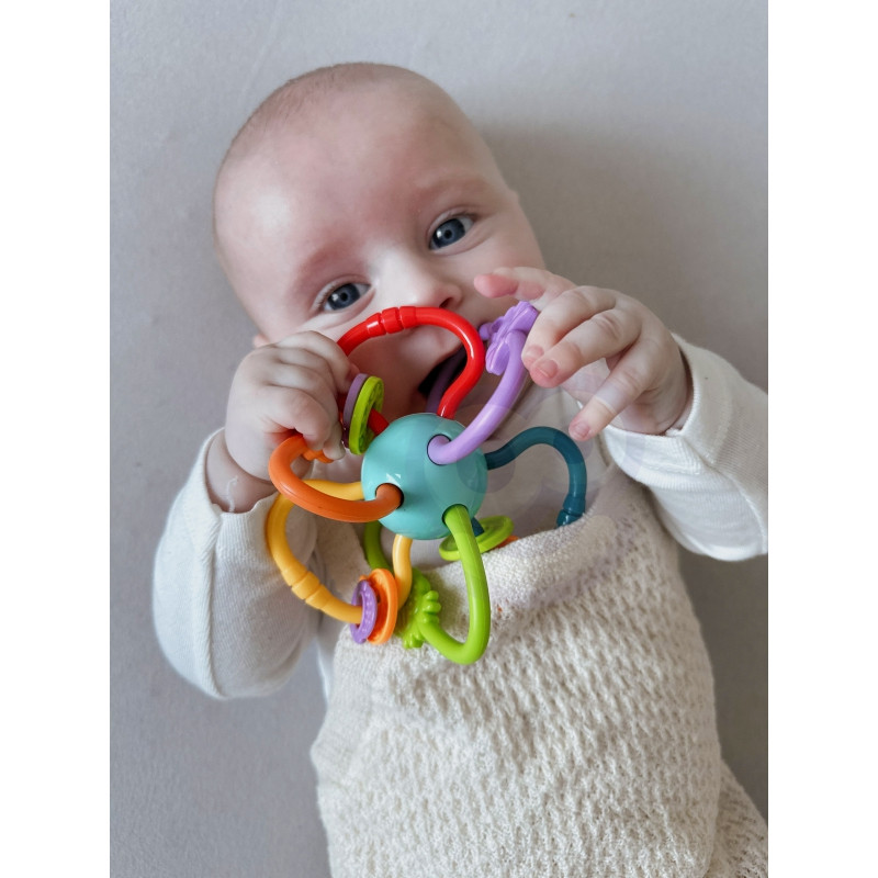 WOOPIE BABY SENSORY TOY RATTLE TEETHING 2in1