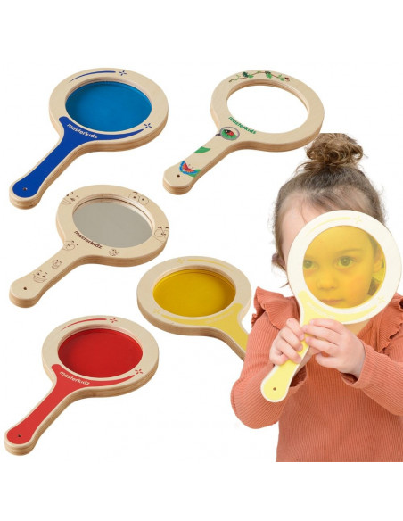 MASTERKIDZ 5 Wooden Palettes with Coloured Lenses