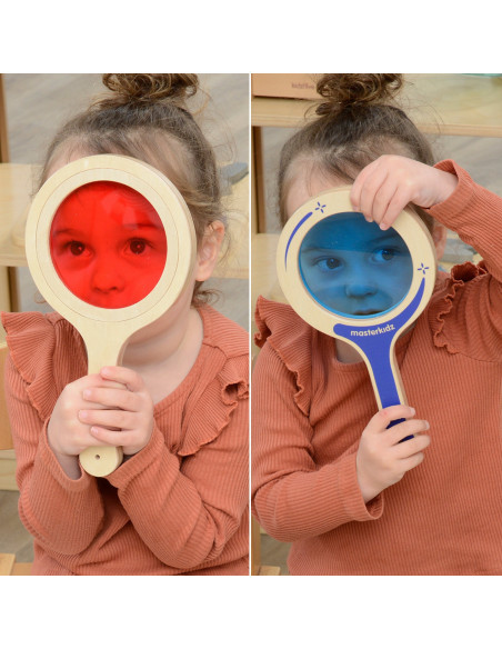 MASTERKIDZ 5 Wooden Palettes with Coloured Lenses