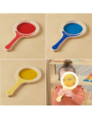 MASTERKIDZ 5 деревянных палитр с цветными линзами