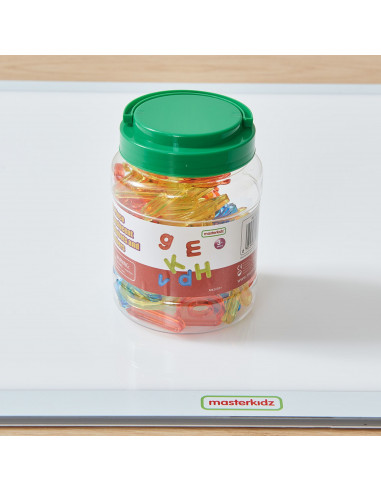 MASTERKIDZ Transparent Alphabet 52 Coloured Letters for LED Panels