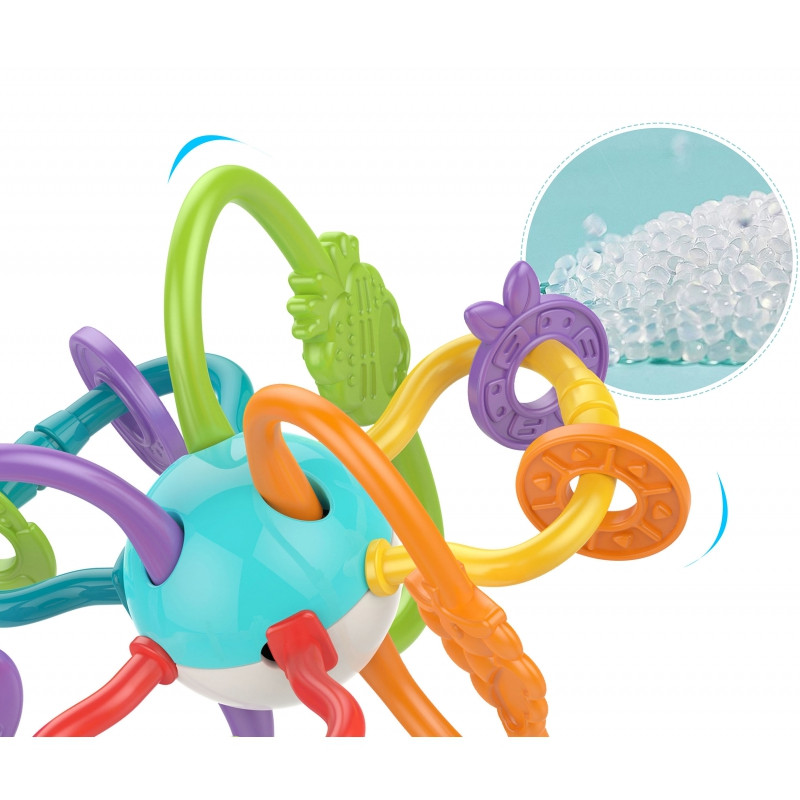 WOOPIE BABY SENSORY TOY RATTLE TEETHING 2in1