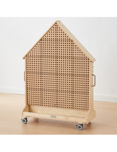 MASTERKIDZ Деревянная доска STEM отдельно стоящая XXL в форме домика