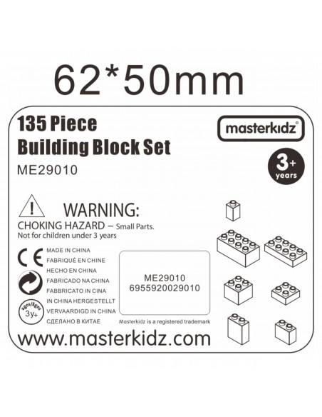 MASTERKIDZ STEM Набор строительных блоков 135 шт.