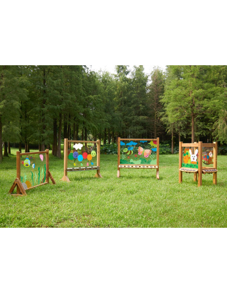 Прозрачная доска для рисования акриловыми красками MASTERKIDZ