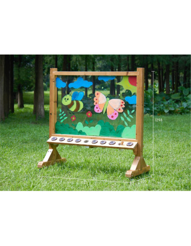 Прозрачная доска для рисования акриловыми красками MASTERKIDZ