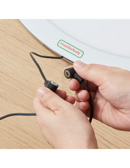 MASTERKIDZ Apvalus LED šviesos skydelis įvairiaspalvis + Montessori mozaikos kaladėlės 140 vnt.