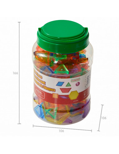 MASTERKIDZ Apvalus LED šviesos skydelis įvairiaspalvis + Montessori mozaikos kaladėlės 140 vnt.