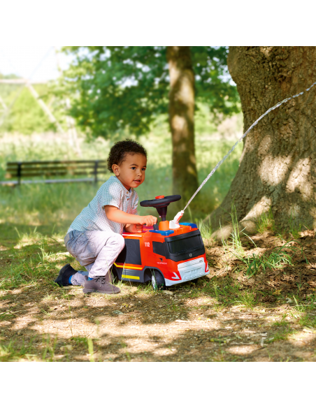 BIG Ride-on VOLVO gaisrinis automobilis su vandens patranka