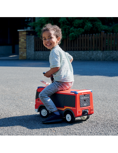 BIG Ride-on VOLVO gaisrinis automobilis su vandens patranka