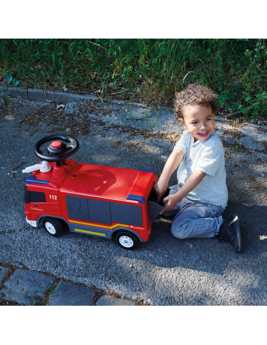 BIG Ride-on VOLVO gaisrinis automobilis su vandens patranka