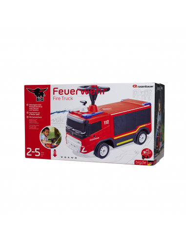 BIG Ride-on VOLVO Fire Truck with Water Cannon