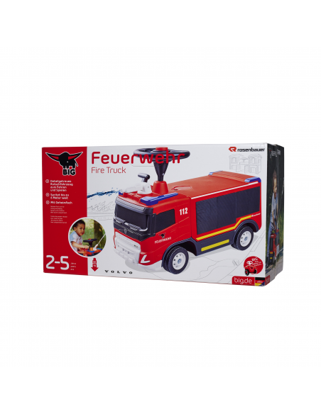 BIG Ride-on VOLVO Fire Truck with Water Cannon