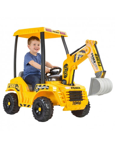 FEBER Elektrinis ekskavatorius Super Digger Patobulintas LT 12V akumuliatorius nuo 3 metų