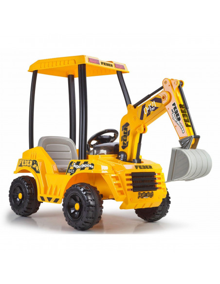 FEBER Elektrinis ekskavatorius Super Digger Patobulintas LT 12V akumuliatorius nuo 3 metų