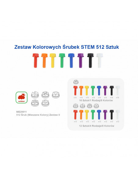 MASTERKIDZ STEM Монтажные панели + аксессуары Набор XXL