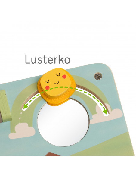 CLASSIC WORLD Wooden Manipulative Activity Board Farm