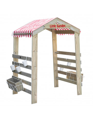 CLASSIC WORLD EDU Wooden Garden Gate Pergola Flower Stand