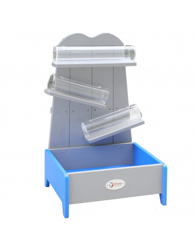 CLASSIC WORLD EDU Wooden Water Cascade Track with Pipes and Tank