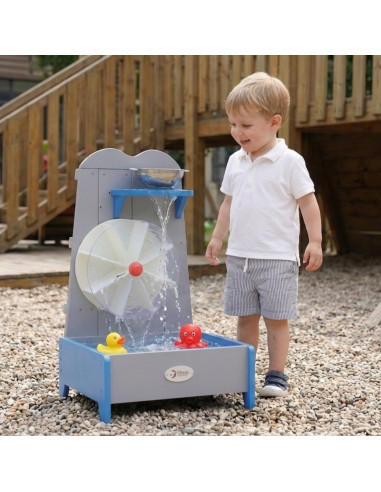 CLASSIC WORLD EDU Wooden Water Wheel Educational Garden Toy