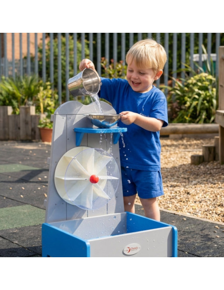 CLASSIC WORLD EDU Wooden Water Wheel Educational Garden Toy