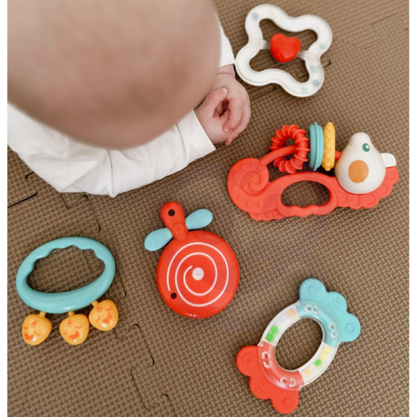 WOOPIE BABY sensorinių barškučių rinkinys WOOPIE BABY sensorinių barškučių rinkinys