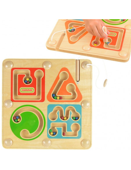 MASTERKIDZ Wooden Magnetic Maze - Writing and Motor Skills