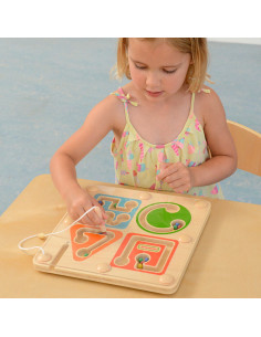 MASTERKIDZ Wooden Magnetic Maze - Writing and Motor Skills 2