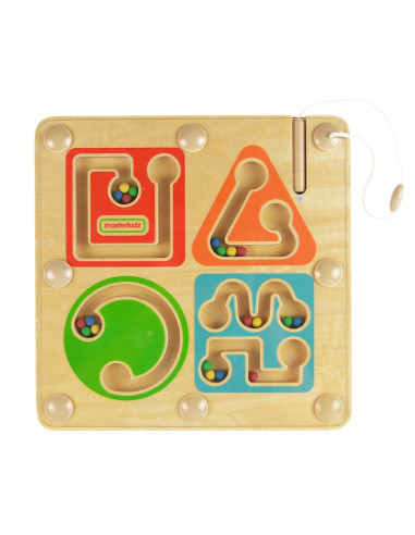 MASTERKIDZ Wooden Magnetic Maze - Writing and Motor Skills