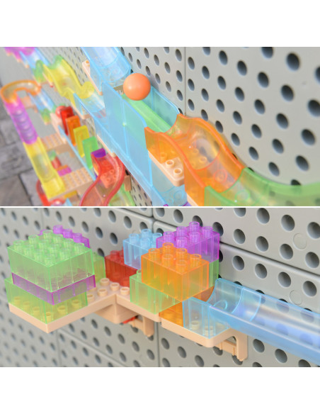 MASTERKIDZ Freestanding STEM Wall + Accessories: Dowels, Trays, Blocks, Tools