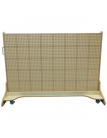 MASTERKIDZ Отдельно стоящая стена STEM + аксессуары: Дюбели, лотки, блоки, инструменты