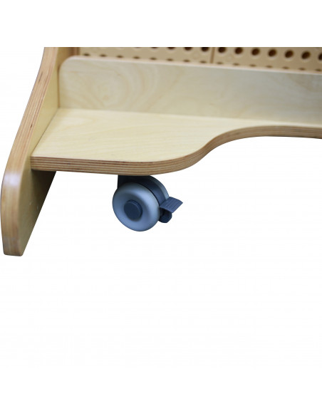 MASTERKIDZ Отдельно стоящая стена STEM + аксессуары: Дюбели, лотки, блоки, инструменты