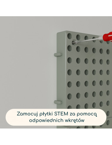 MASTERKIDZ Kūrybiška lauko siena 120 x 80 STEM