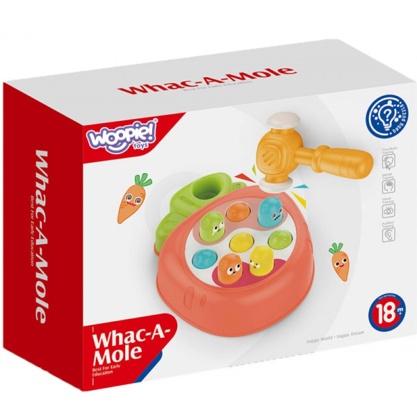 WOOPIE BABY „Whac-a-Mole“ serijos arkadinis žaidimas WOOPIE BABY „Whac-a-Mole“ serijos arkadinis žaidimas
