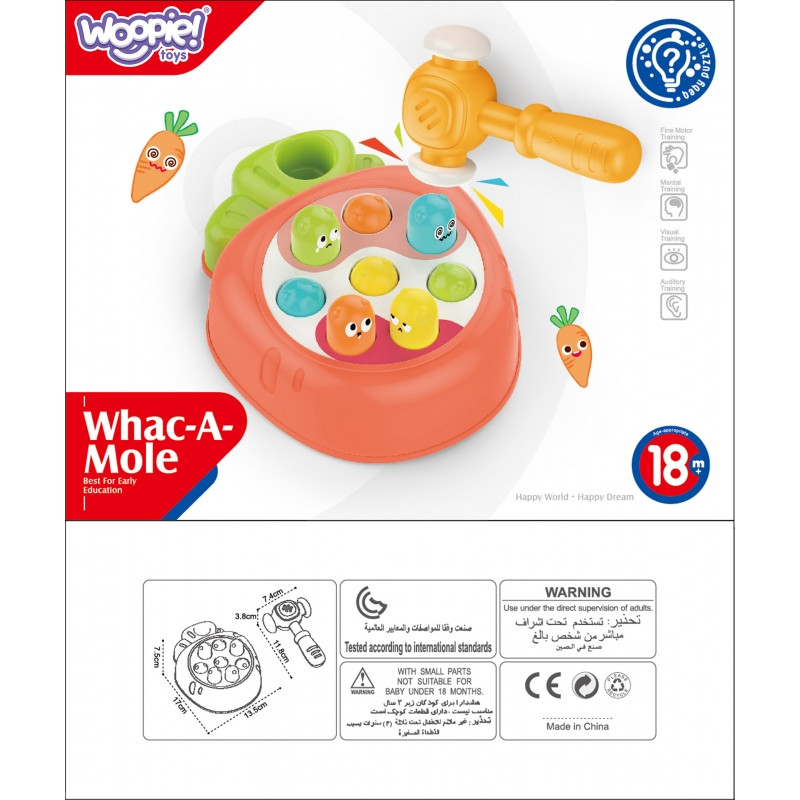 WOOPIE BABY „Whac-a-Mole“ serijos arkadinis žaidimas