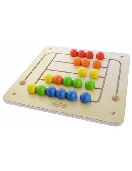 MASTERKIDZ Train Board Set 5 in 1 Sensory Board Motor Learning Senses and Emotions