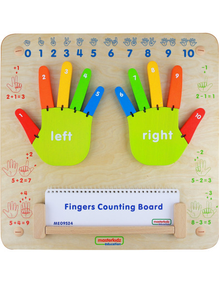 MASTERKIDZ Train Board Set 5 in 1 Sensory Board Motor Learning Senses and Emotions