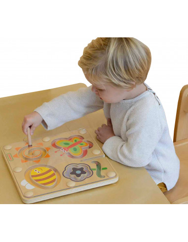 MASTERKIDZ Magnetic Maze World of Insects - Tablet