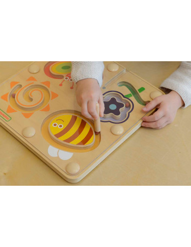 MASTERKIDZ Magnetic Maze World of Insects - Tablet