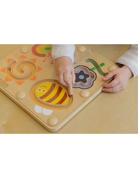 MASTERKIDZ Magnetic Maze World of Insects - Tablet