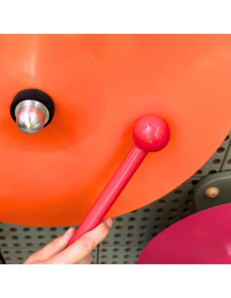 MASTERKIDZ Indoor or Outdoor STEM Wall Brass Cymbals 3 Piece Set