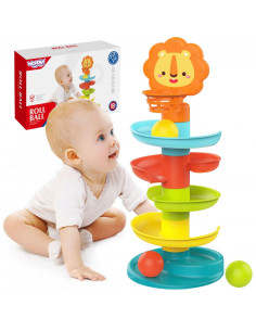 WOOPIE BABY Ball Slide Course Ball Tower Bullet Dome