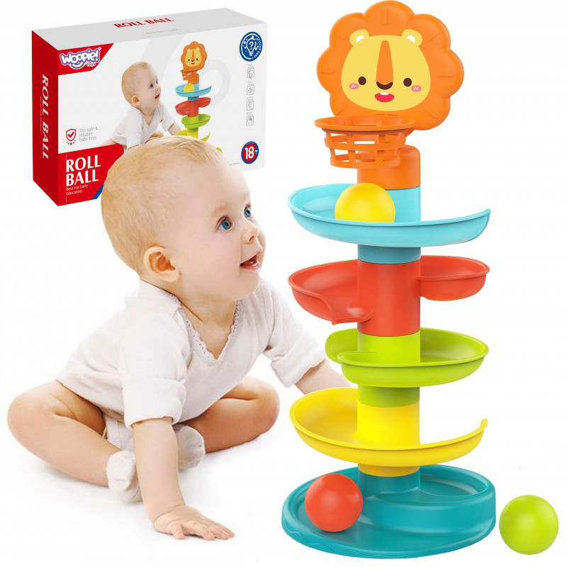WOOPIE BABY Track Ball Slide Tower with Balls Culodrome