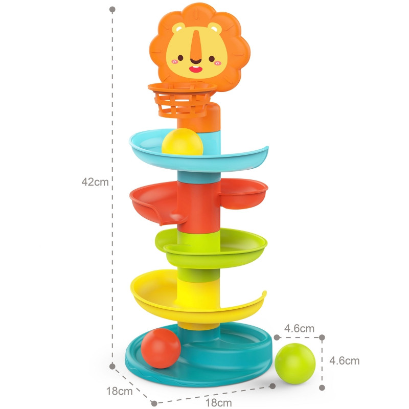 WOOPIE BABY Track Ball Slide Tower with Balls Culodrome