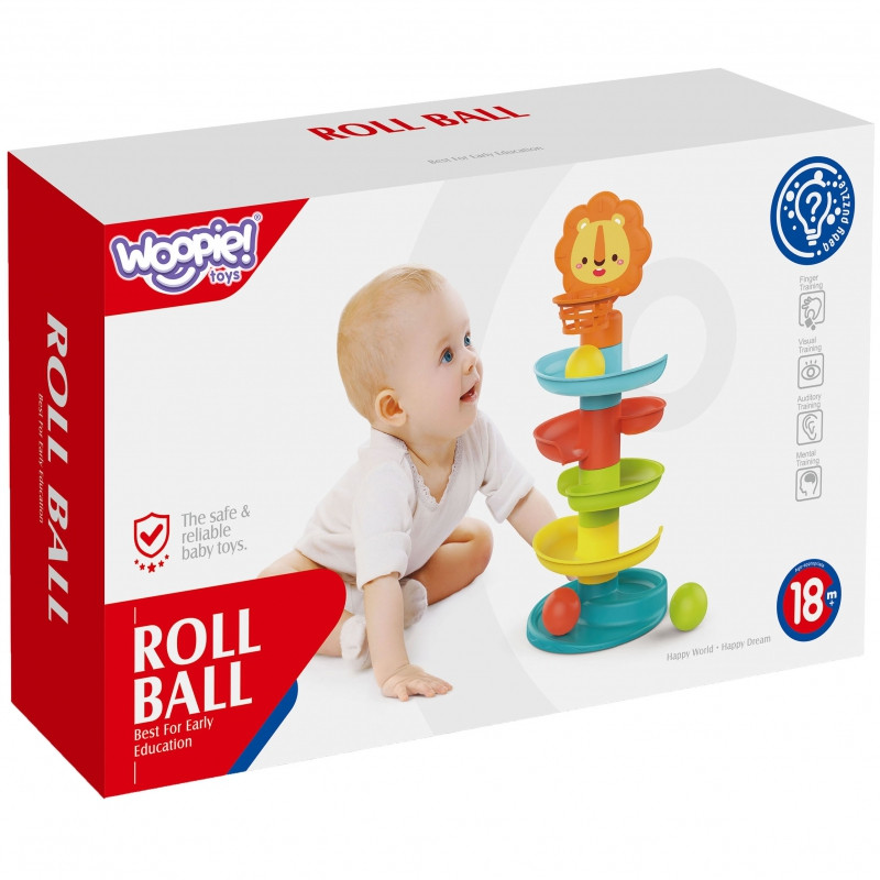 WOOPIE BABY Ball Slide Course Ball Tower Bullet Dome