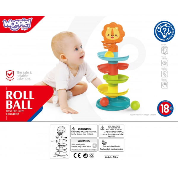 WOOPIE BABY Ball Slide Course Ball Tower Bullet Dome WOOPIE BABY Ball Slide Course Ball Tower Bullet Dome