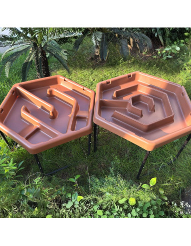 MASTERKIDZ Hexagonal Sand and Water Play Table Adjustable