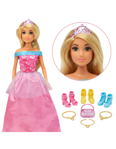 Кукла WOOPIE ROYAL с 5 бальными платьями и набором аксессуаров