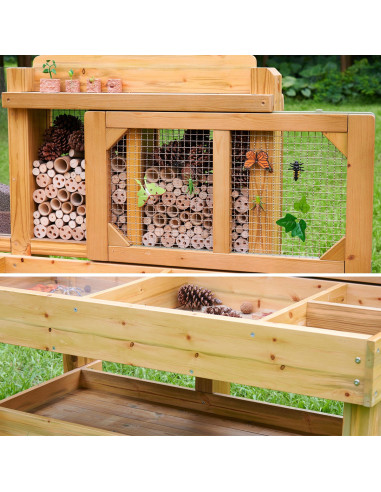 MASTERKIDZ Observation Table Garden Insect and Plant Research Station